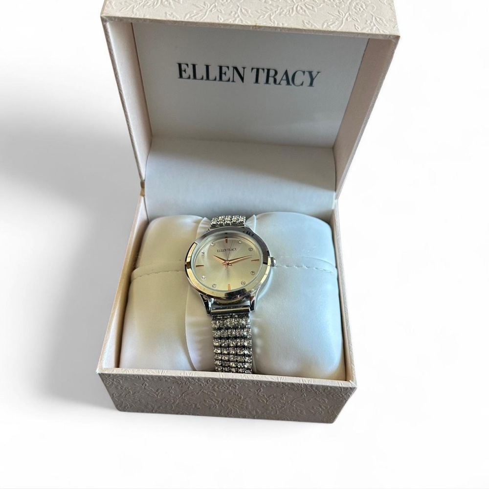 Ellen Tracy Silver-Tone Watch